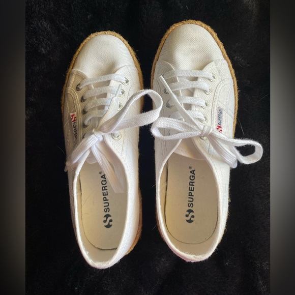 Superga white rope platform shoes - Picture 6 of 7